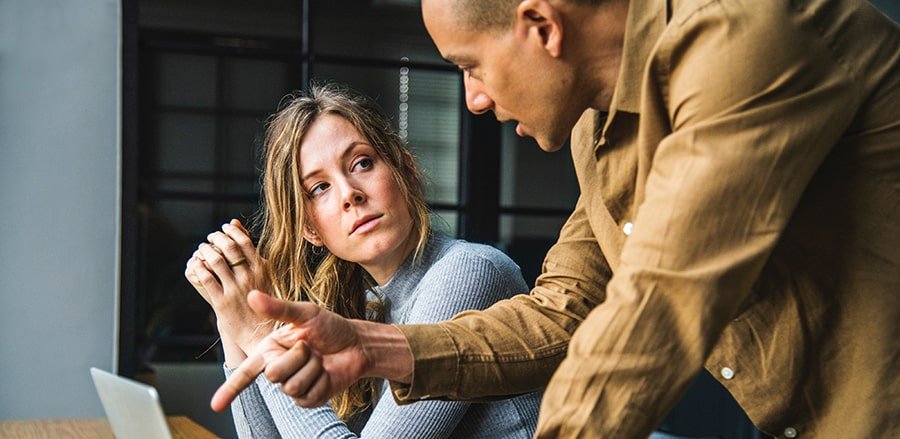 People discussing financial planning